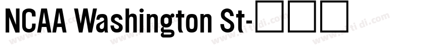 NCAA Washington St字体转换